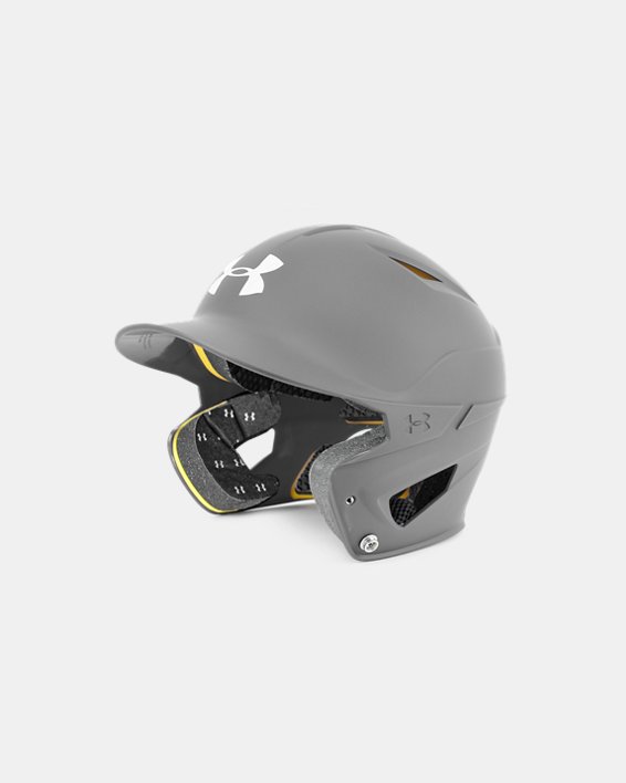 Adult UA Converge Solid Matte Batting Helmet, Gray, pdpMainDesktop image number 0